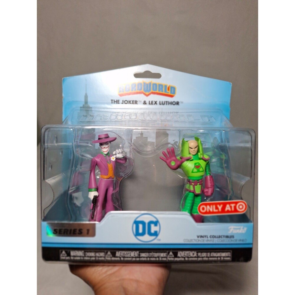 Funko HeroWorld The Joker & Lex Luthor Vinyl Collectibles